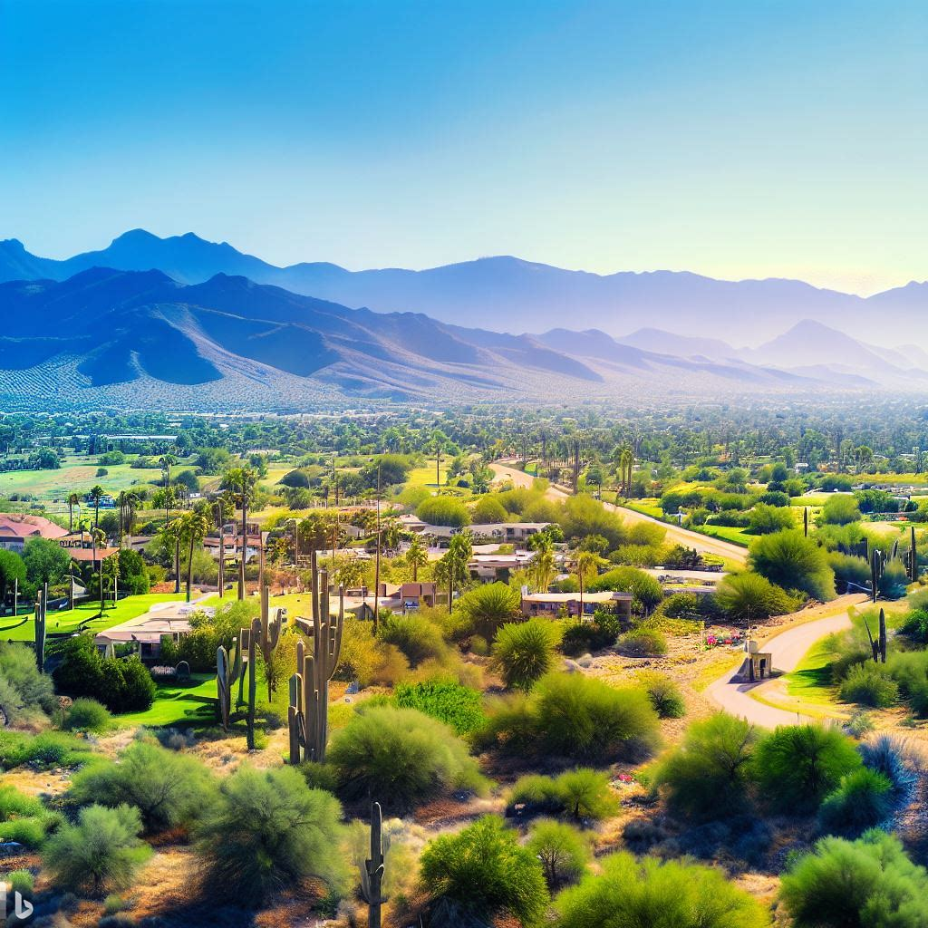 Scenic view of Pima County, AZ